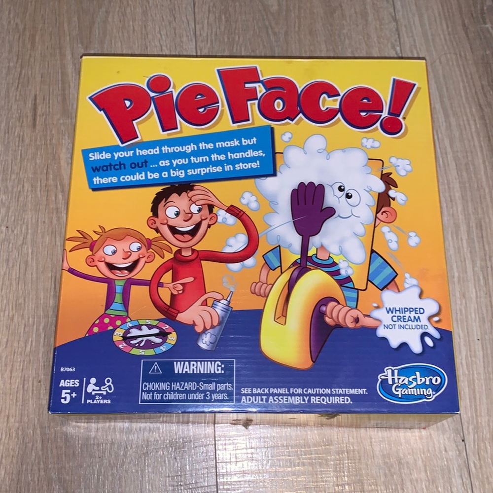 Pie Face Hasbro Gaming family fun game